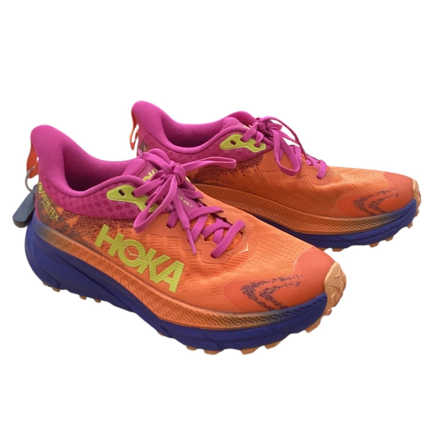 Shoes Designer By Hoka In Orange & Pink, Size: 7.5