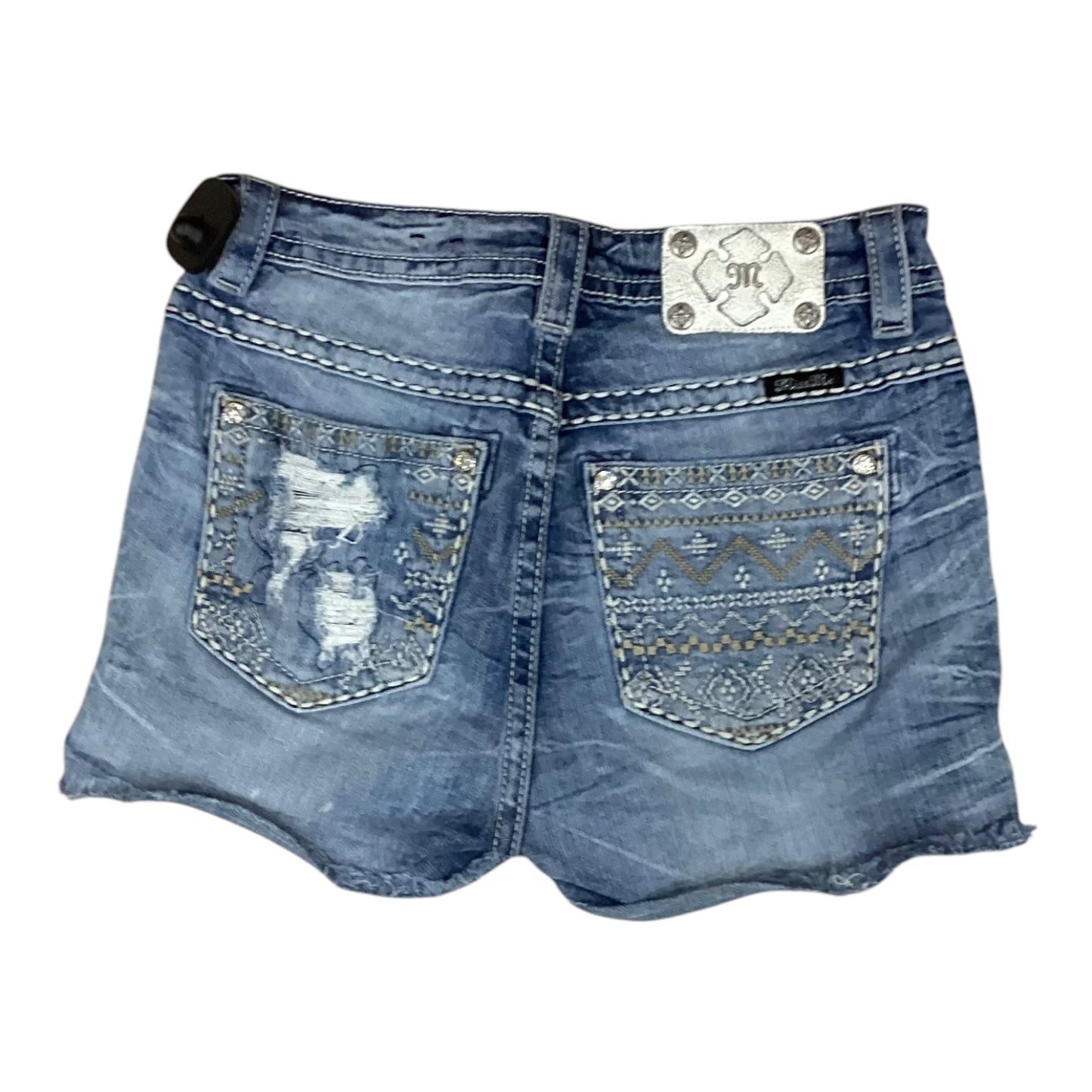 Shorts Designer By Miss Me In Blue Denim, Size: 8