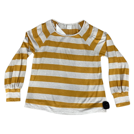 Top Long Sleeve By Skies Are Blue In Striped Pattern, Size: S