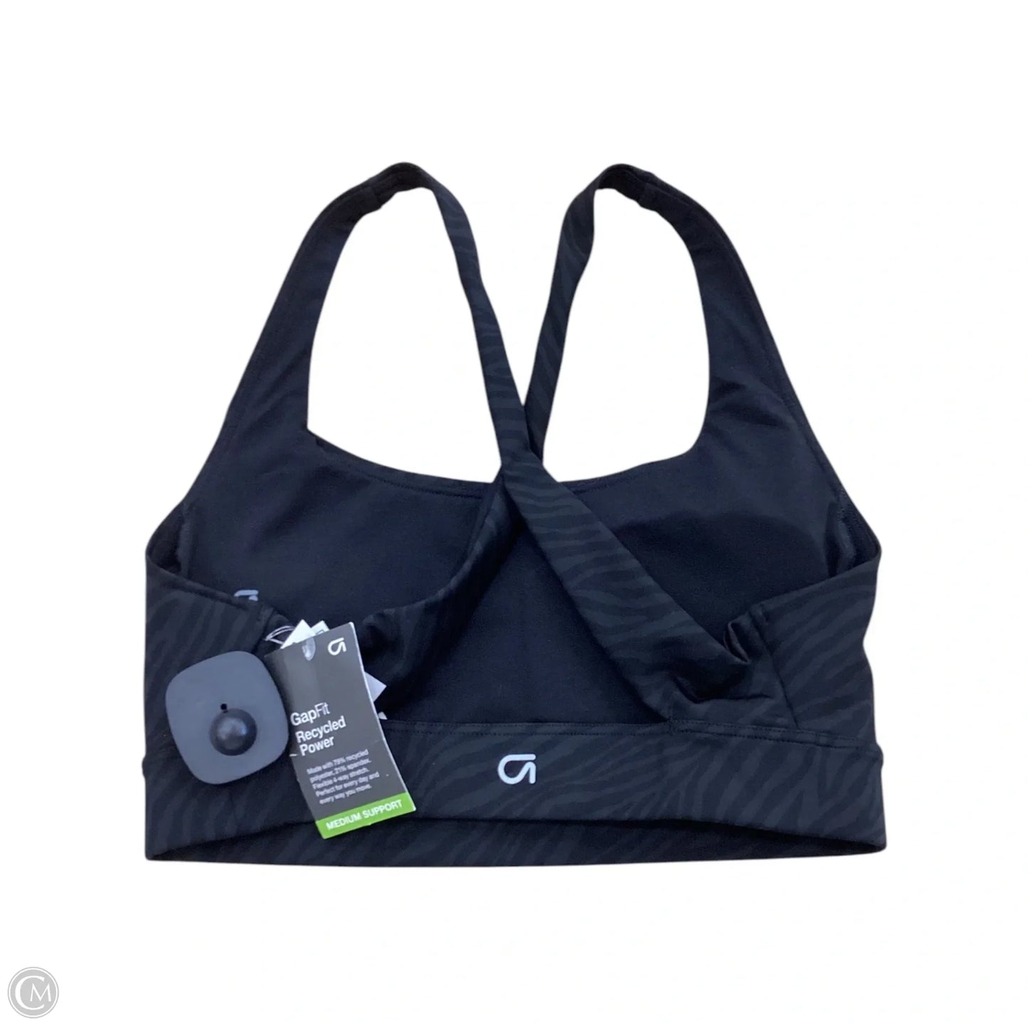 Athletic Bra By Gapfit In Black, Size: Xs
