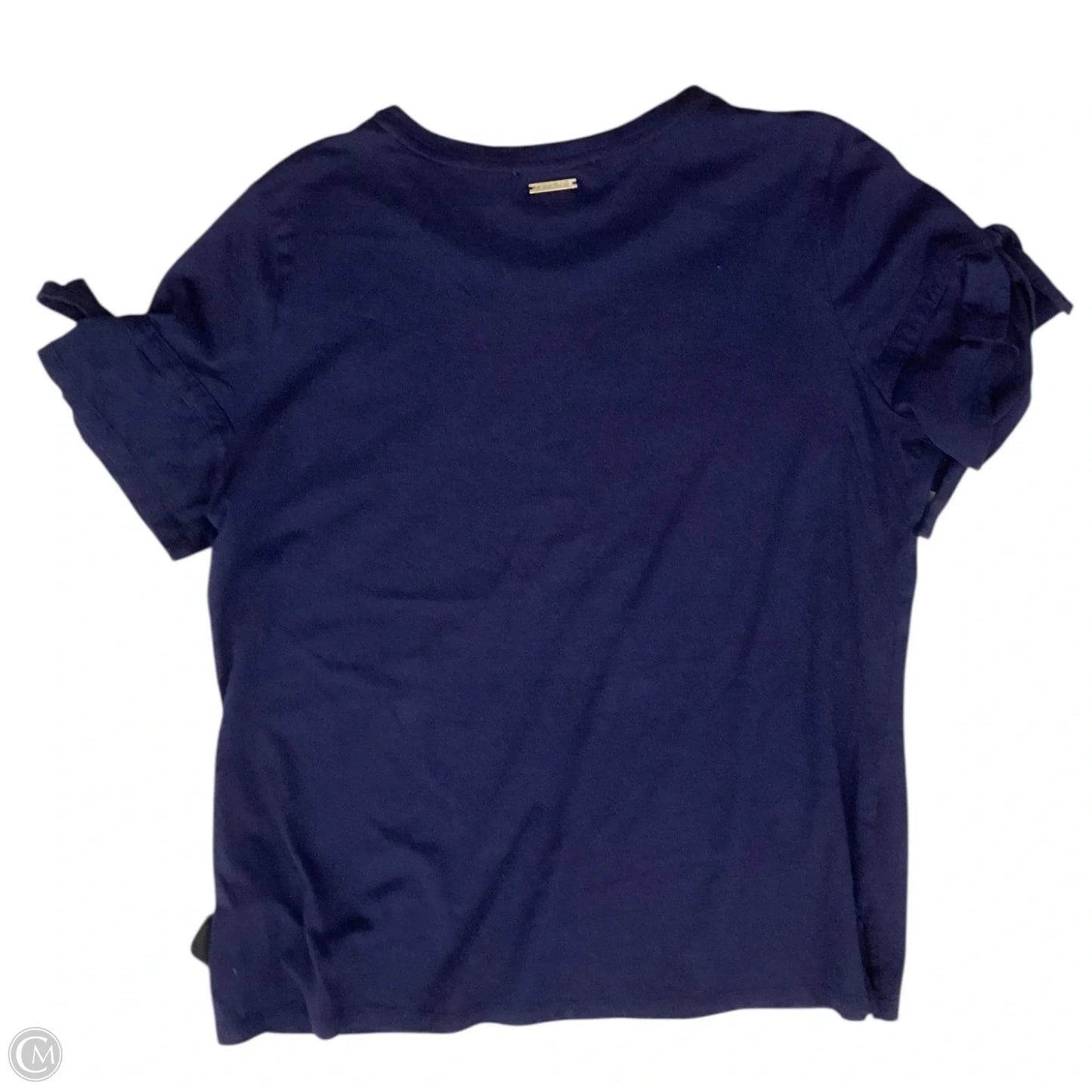 Top Short Sleeve By Michael By Michael Kors In Blue, Size: Xl