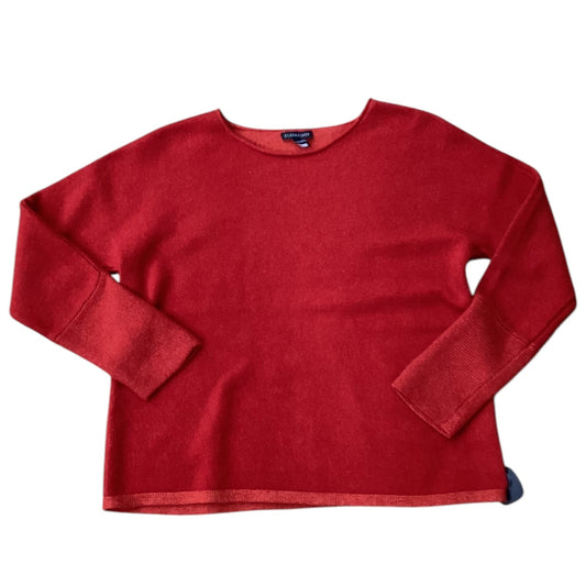 Sweater By Eileen Fisher In Red, Size: L