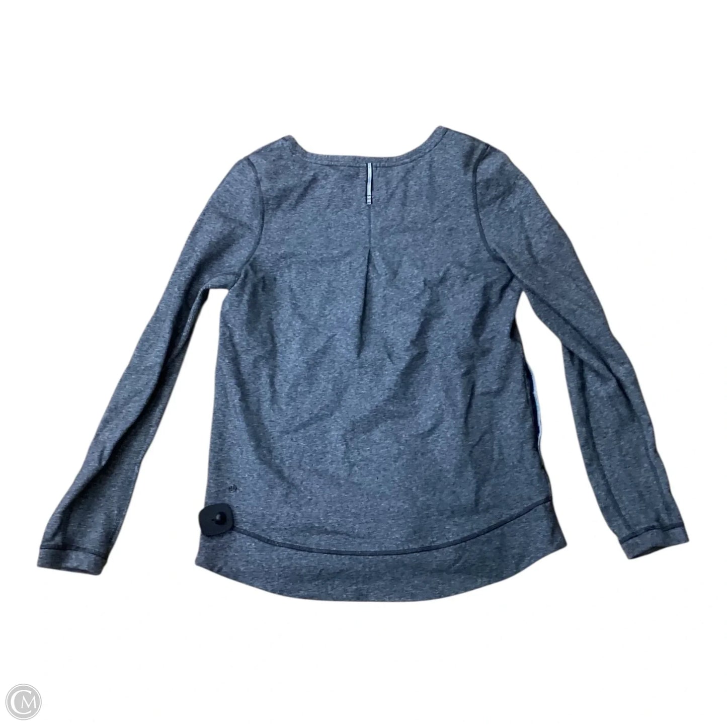Athletic Sweatshirt Crewneck By Lululemon In Grey, Size: L