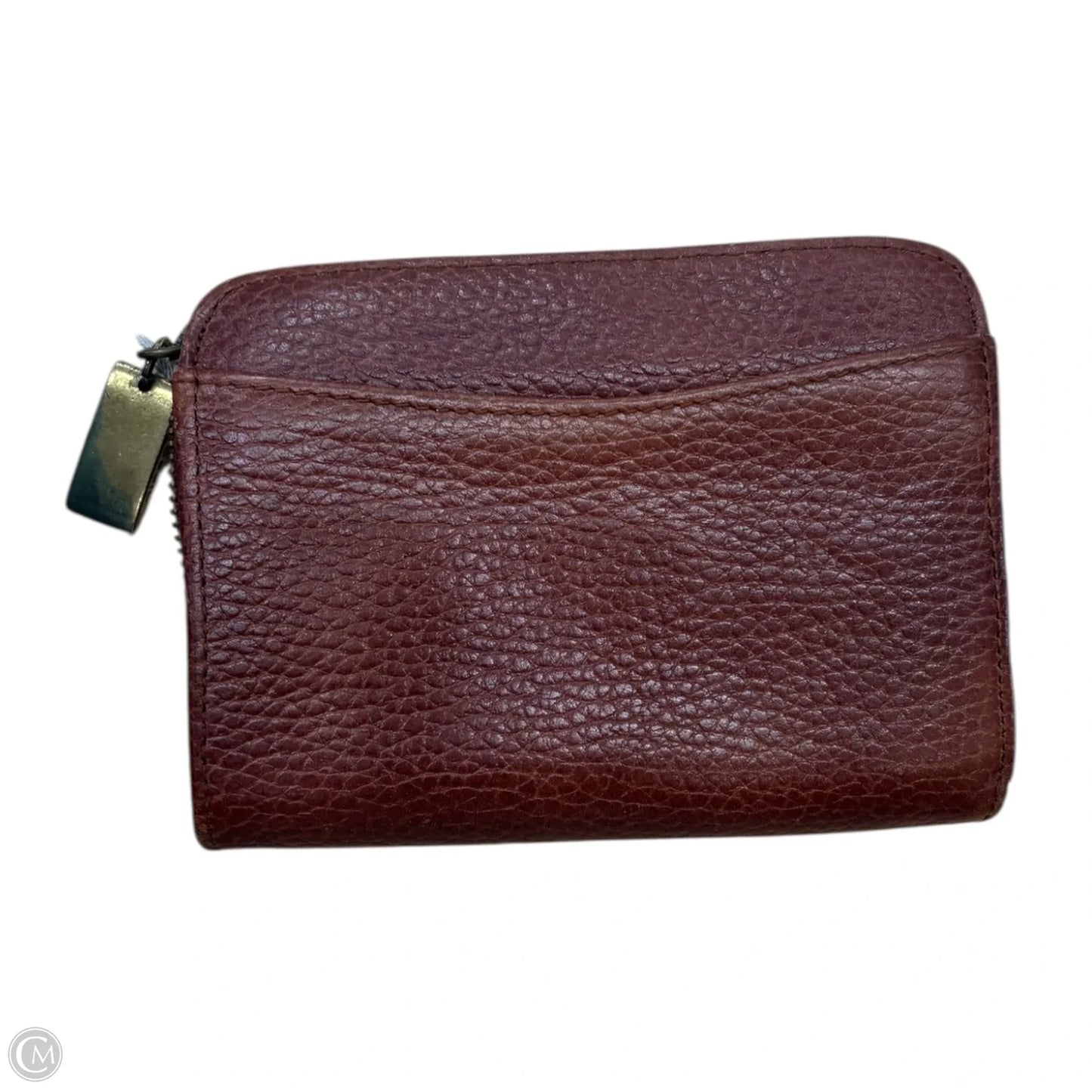 Wallet Leather By Fossil, Size: Medium