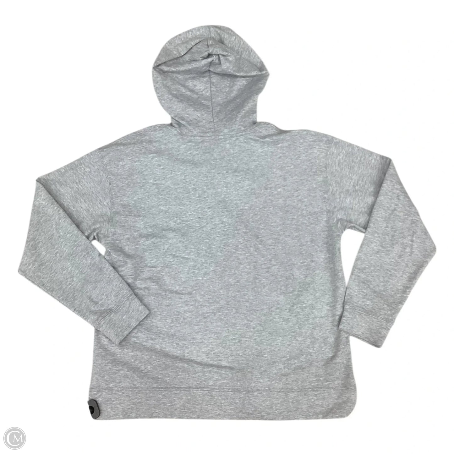 Athletic Sweatshirt Hoodie By Michael By Michael Kors In Grey, Size: L