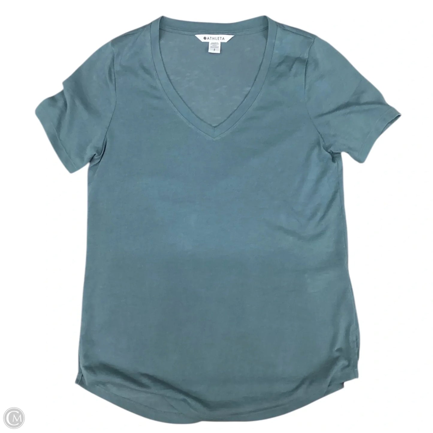 Athletic Top Short Sleeve By Athleta In Blue, Size: S
