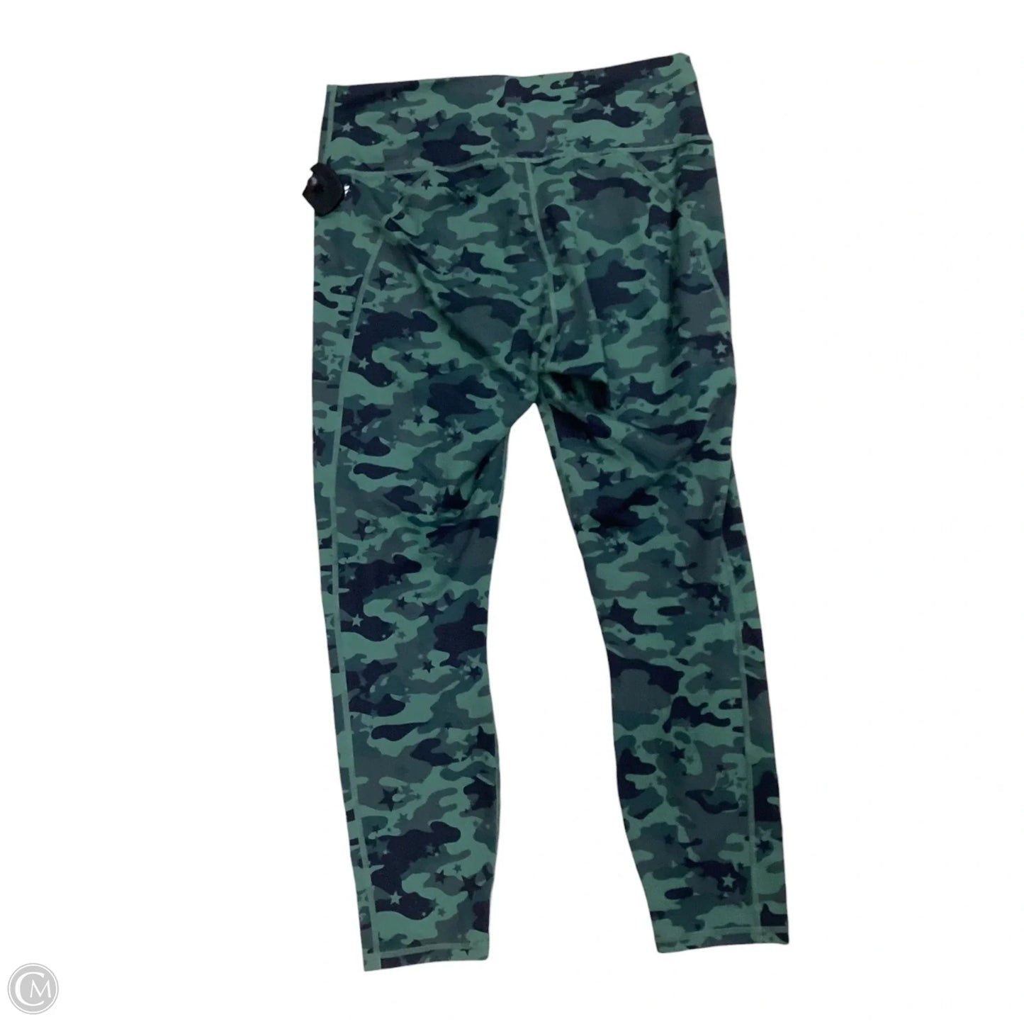 Athletic Leggings By Fabletics In Camouflage Print, Size: L
