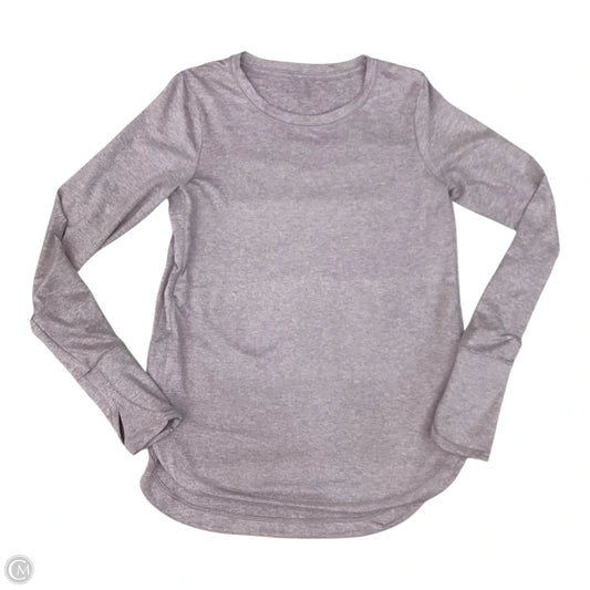 Athletic Top Long Sleeve Crewneck By Athleta In Purple, Size: Xl