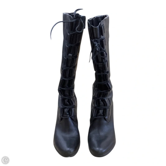 Boots Knee Heels By Timberland In Black, Size: 7.5