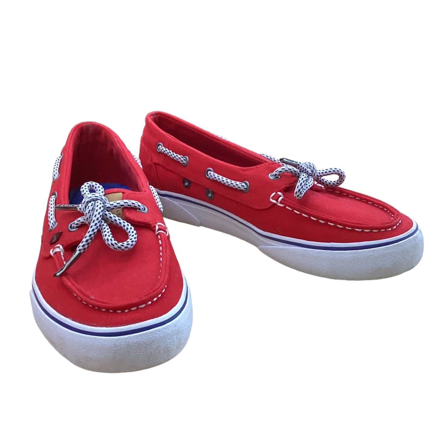 Shoes Sneakers By Clothes Mentor In Red, Size: 7.5