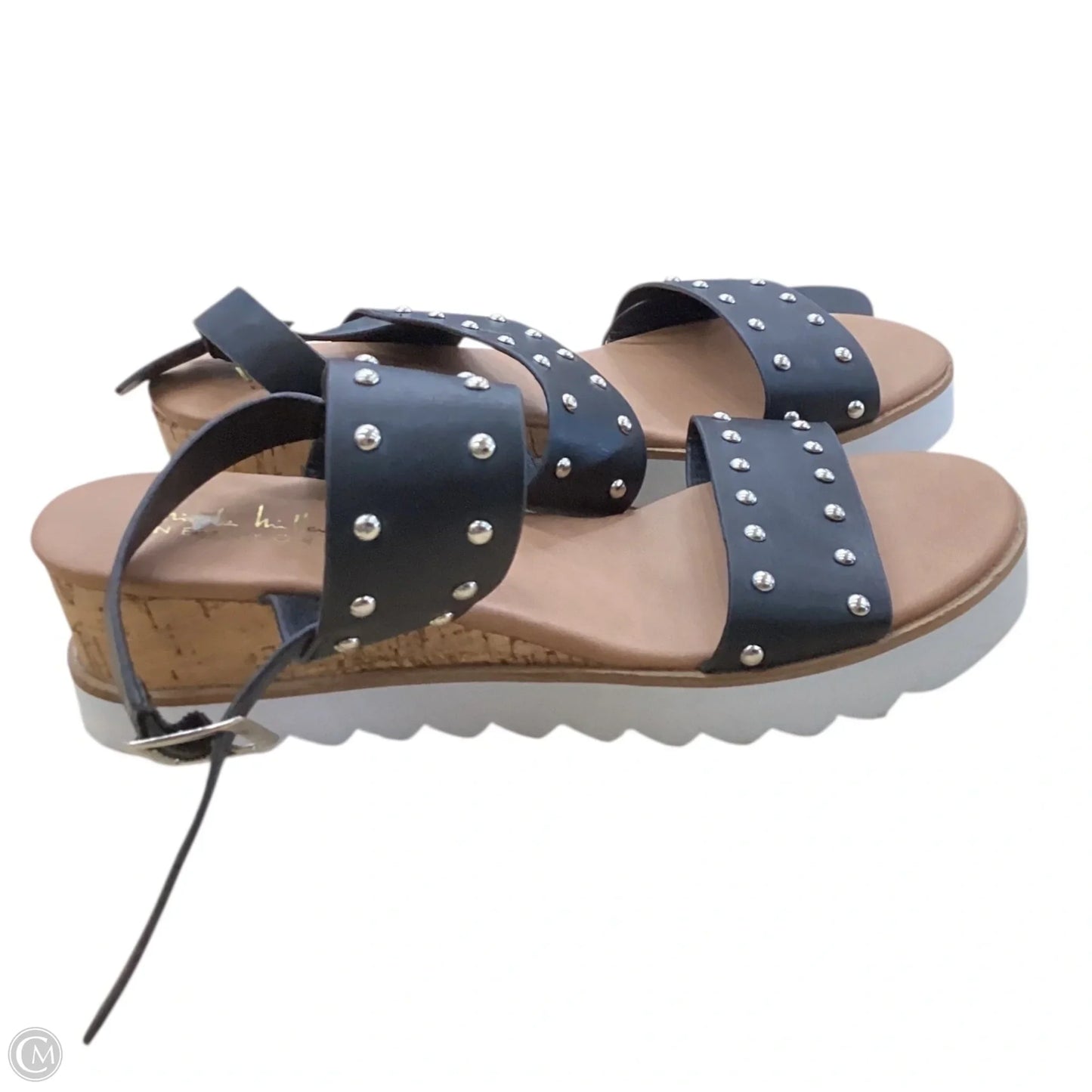 Sandals Flats By Nicole Miller In Black & Brown, Size: 8.5