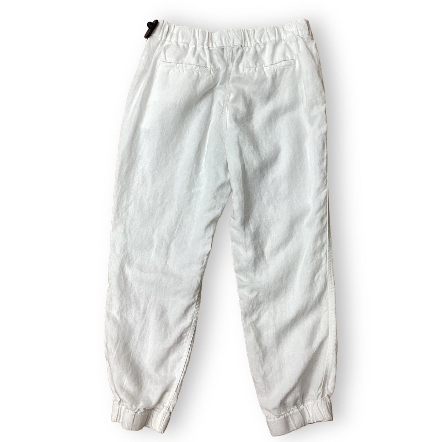 White Pants Linen J. Crew, Size 8