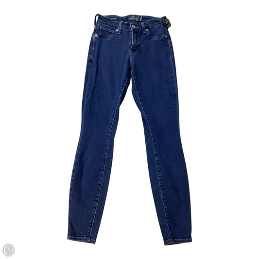 Jeans Skinny By Lucky Brand In Blue Denim, Size: 2