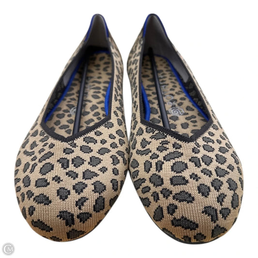 Shoes Flats By Rothys In Leopard Print, Size: 9.5