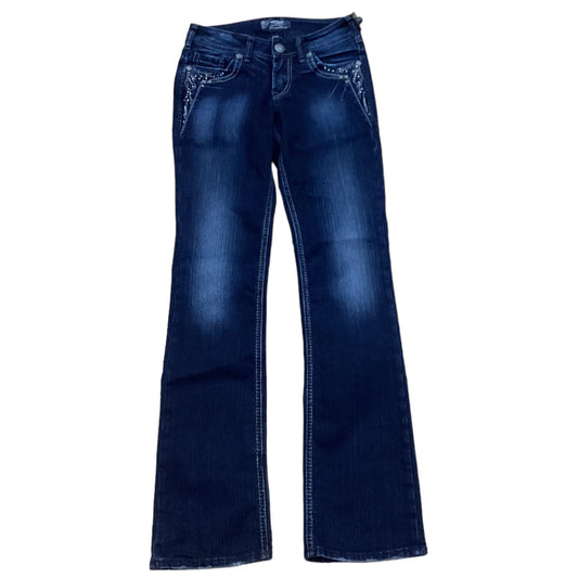 Jeans Straight By Silver In Blue Denim, Size: 4