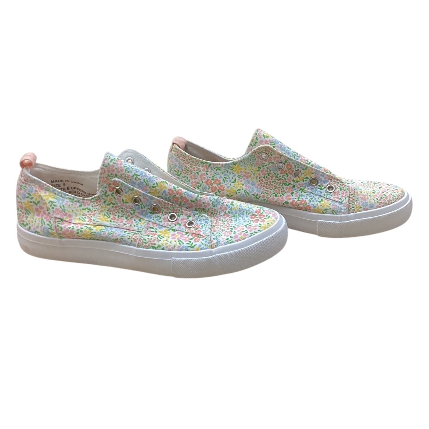 Shoes Athletic By Serra In Floral Print, Size: 9