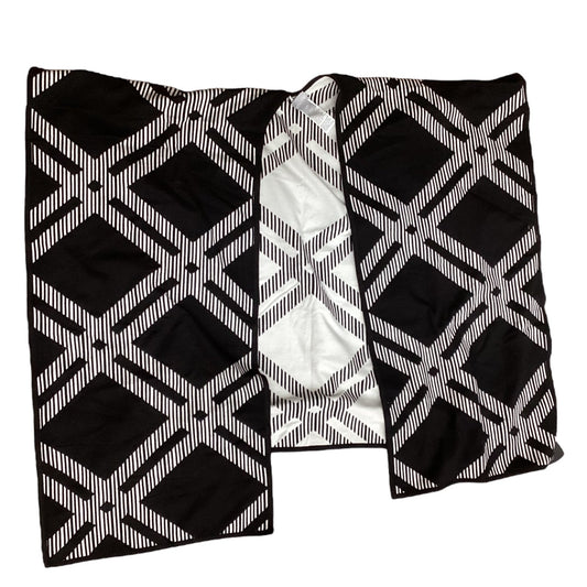 Poncho By Chicos In Black & White, Size: S