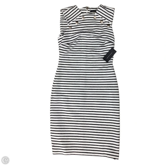 Dress Casual Midi By Tommy Hilfiger In Striped Pattern, Size: Xs
