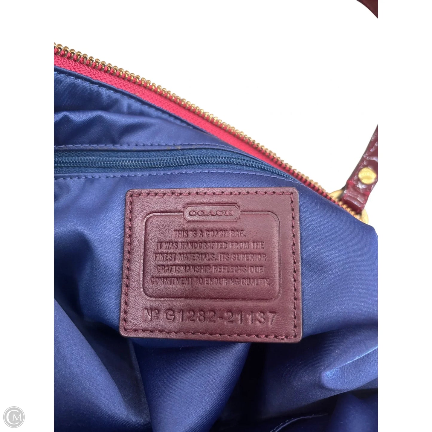 Handbag Designer By Coach, Size: Medium