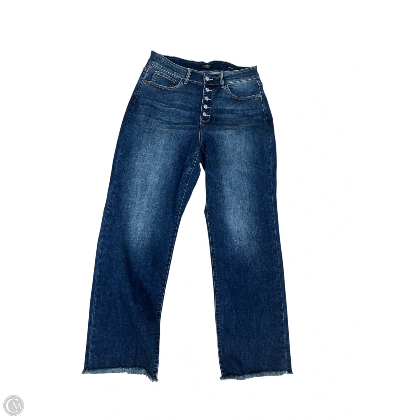 Jeans Wide Leg By Judy Blue In Blue Denim, Size: 16
