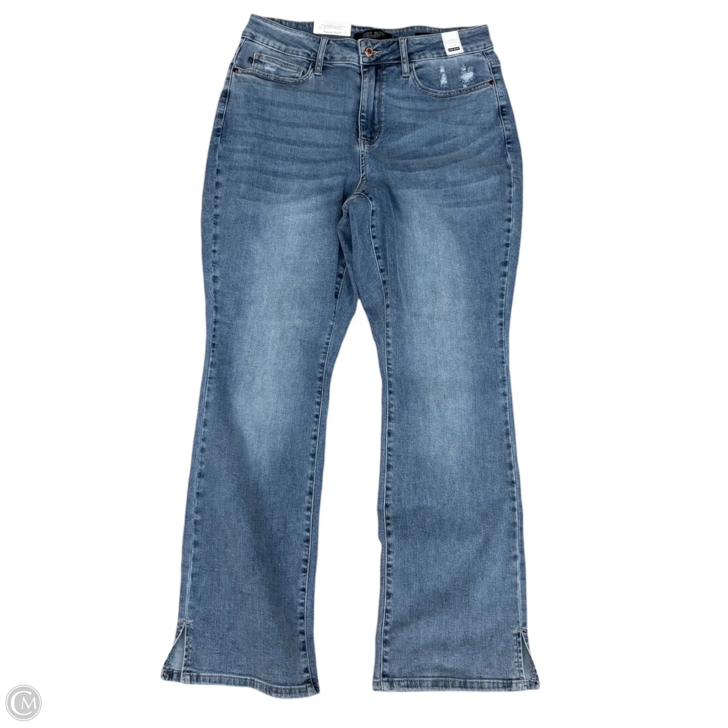 Jeans Boot Cut By Judy Blue In Blue Denim, Size: 16