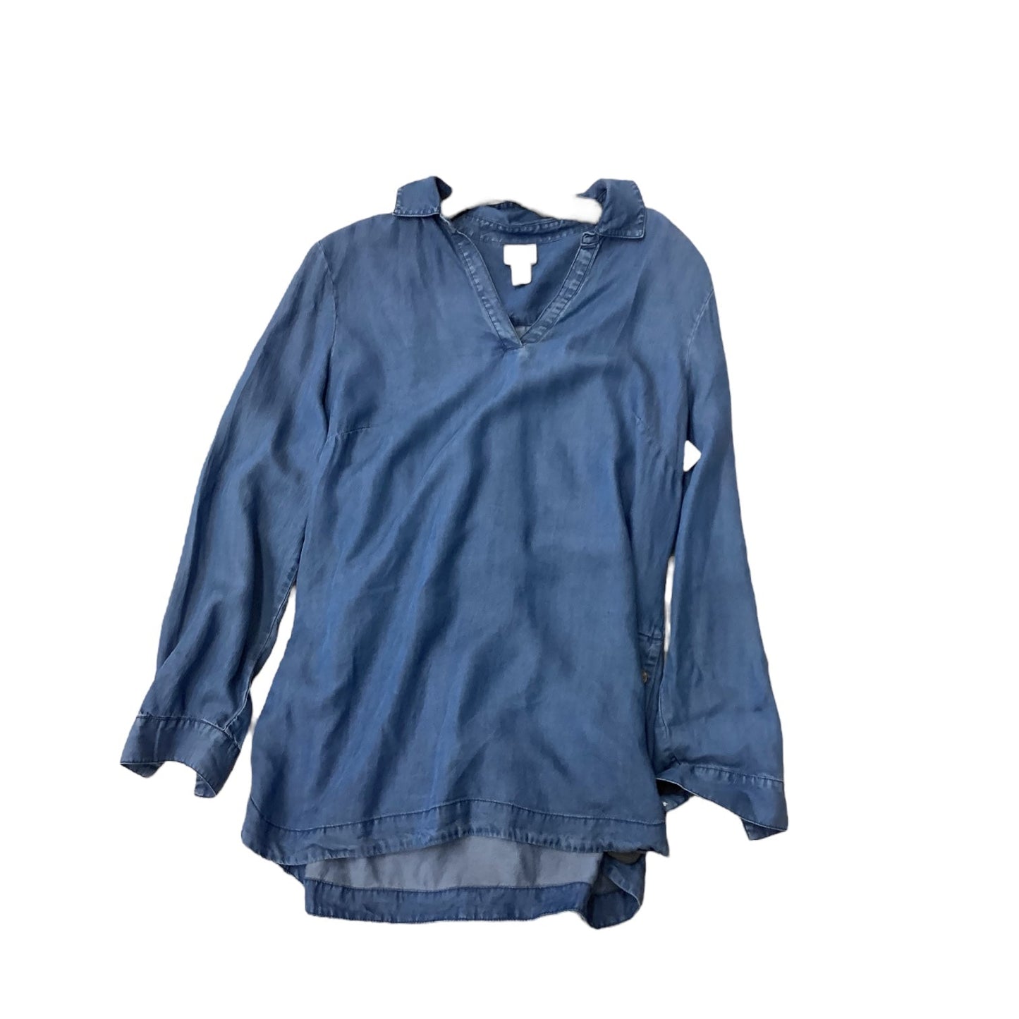 Top Long Sleeve By Chicos In Blue, Size: 1