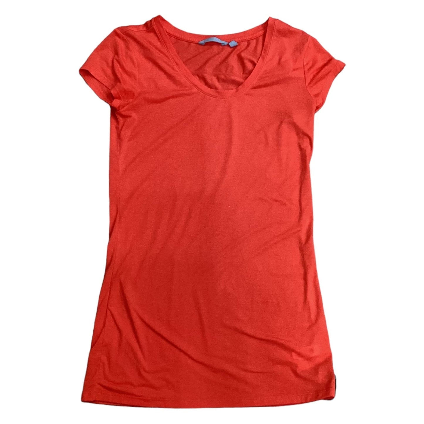 Top Short Sleeve Designer By Athleta In Orange, Size: Xs