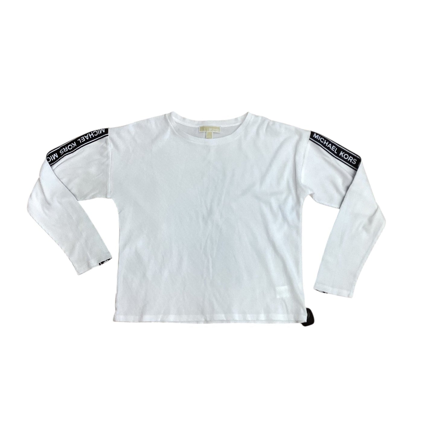 Top Long Sleeve By Michael By Michael Kors In White, Size: L