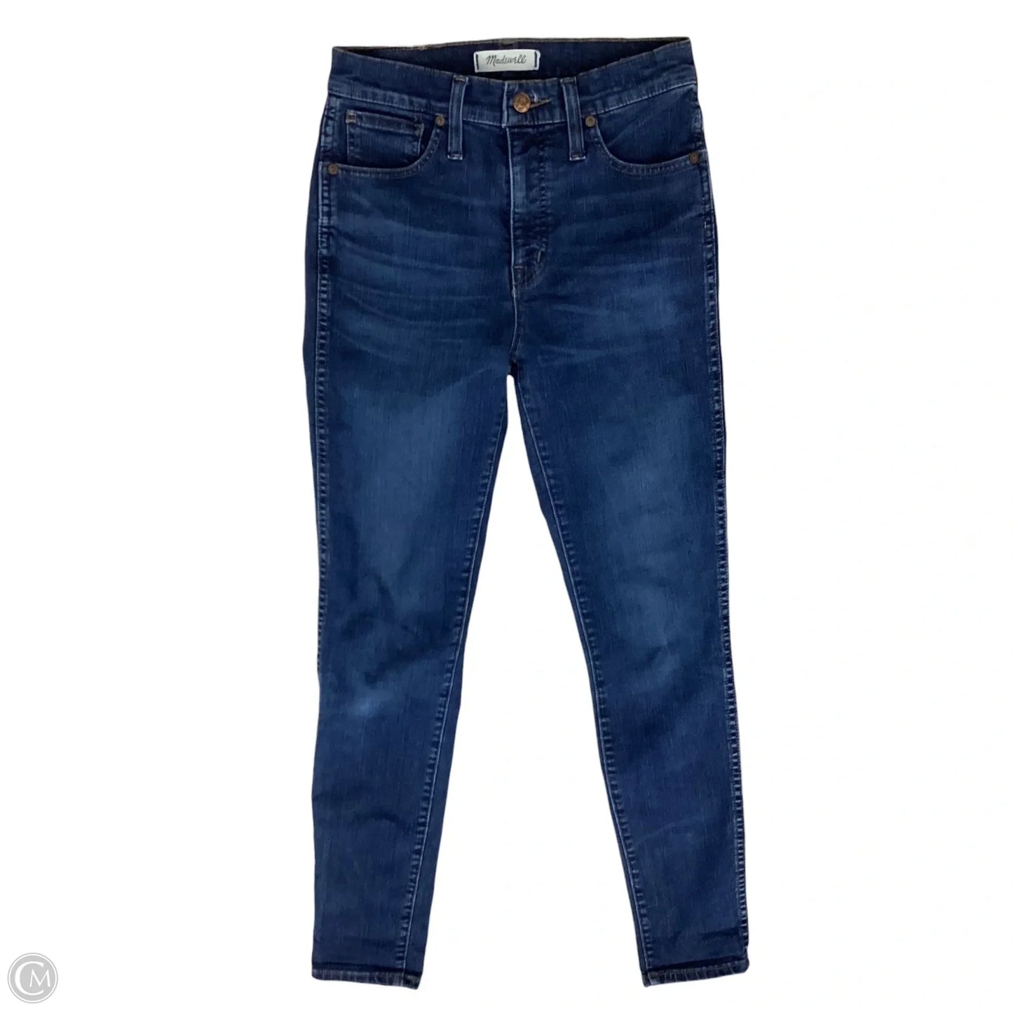 Jeans Skinny By Madewell In Blue, Size: 2