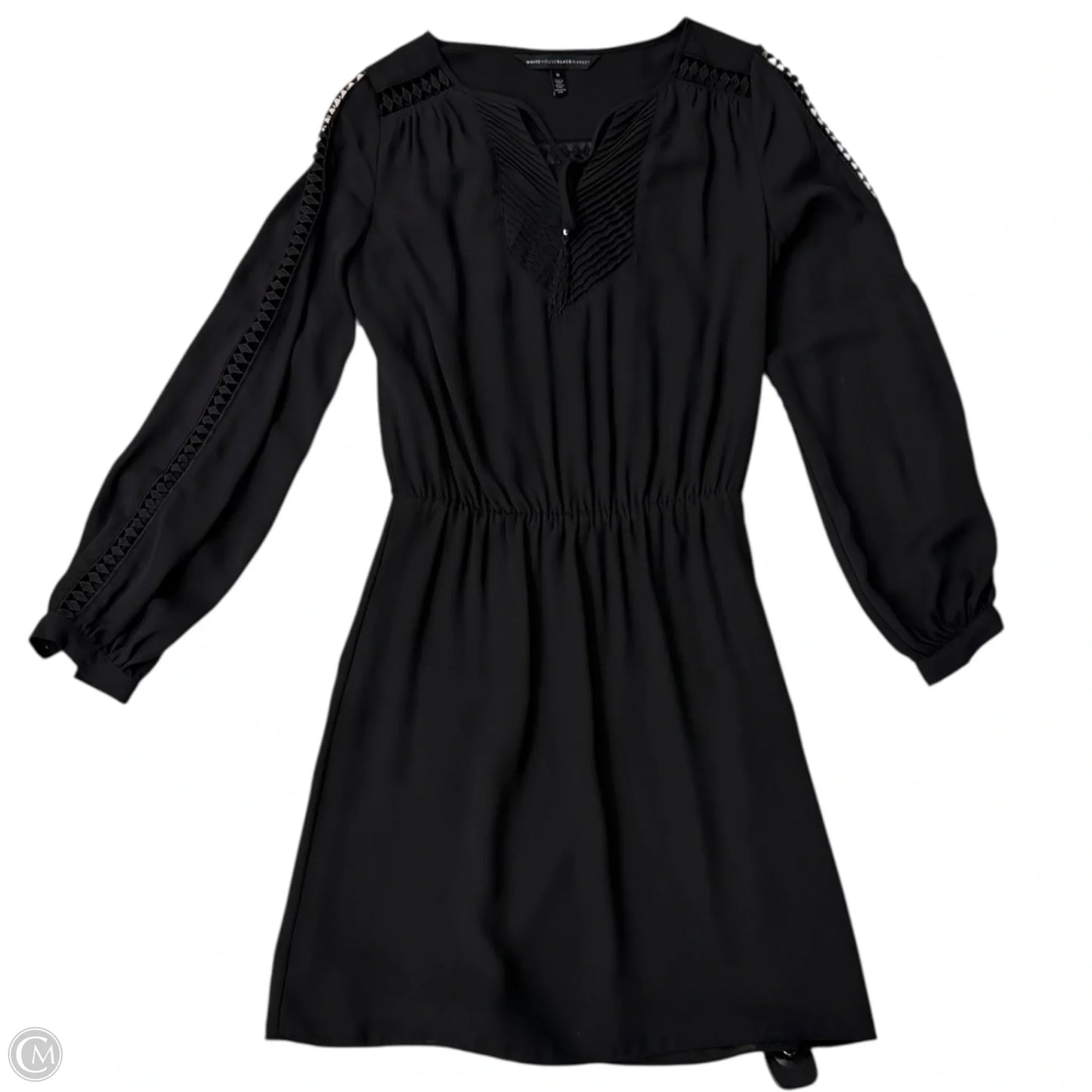 Dress Party Midi By White House Black Market In Black, Size: 0