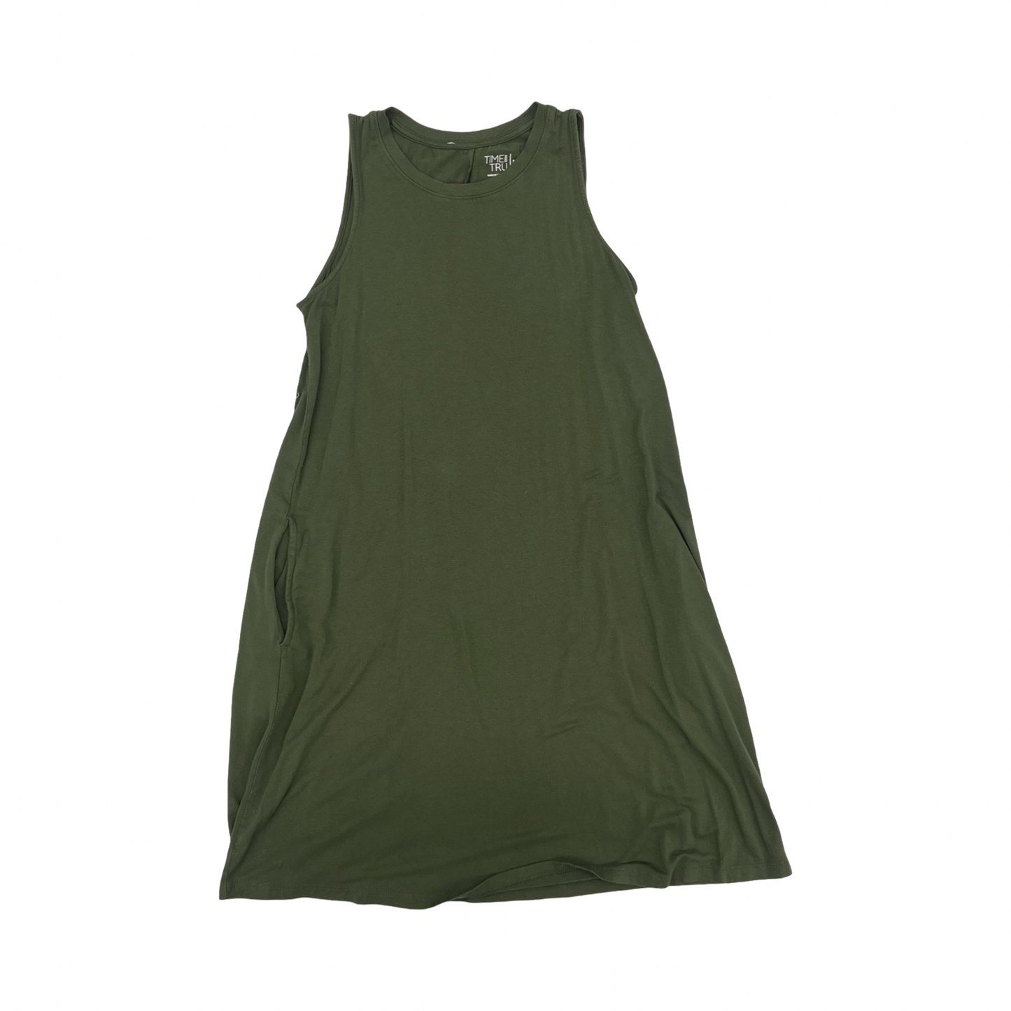 Dress Casual Short By Time And Tru In Green, Size:M
