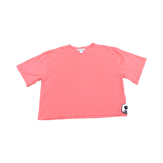 Athletic Top Ss By Athleta In Coral, Size:Sp