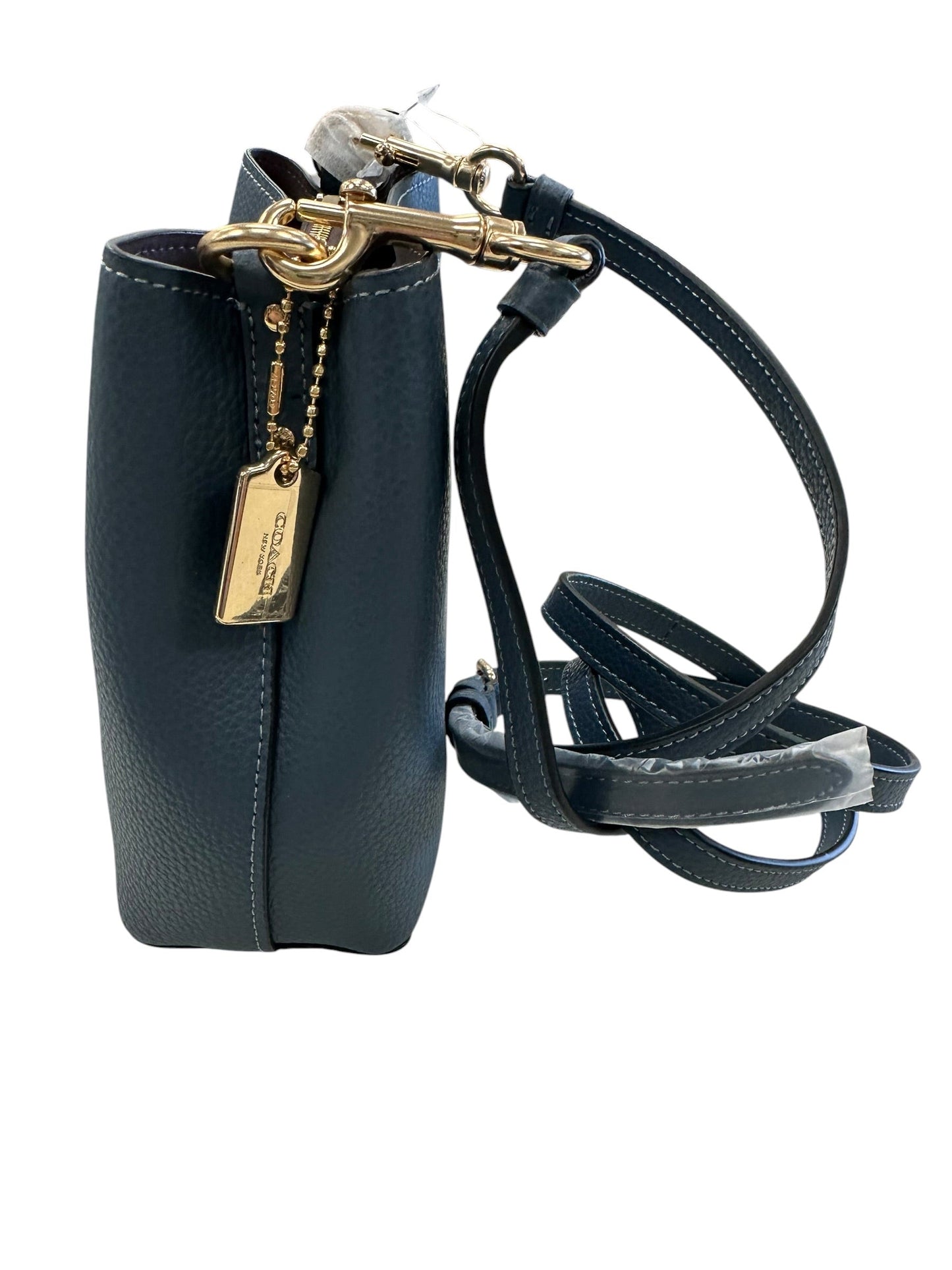 Crossbody Designer By Coach In Blue, Size:Small
