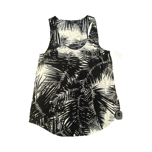 Top Sleeveless Designer By Theory In Black & White, Size:M