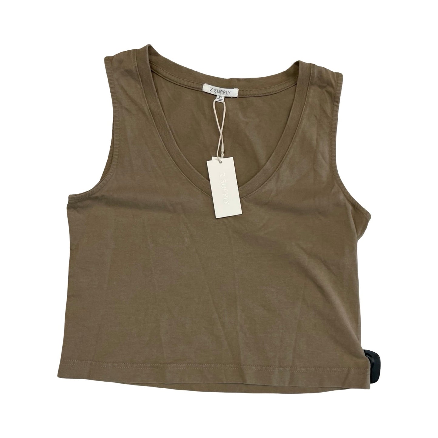Top Sleeveless By Z Supply In Tan, Size:Xs