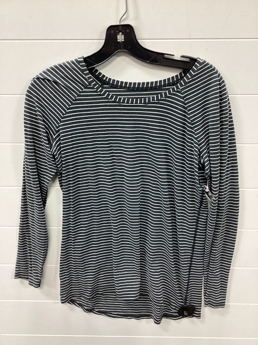 Athletic Top Ls Crewneck By Lululemon In Grey, Size:10