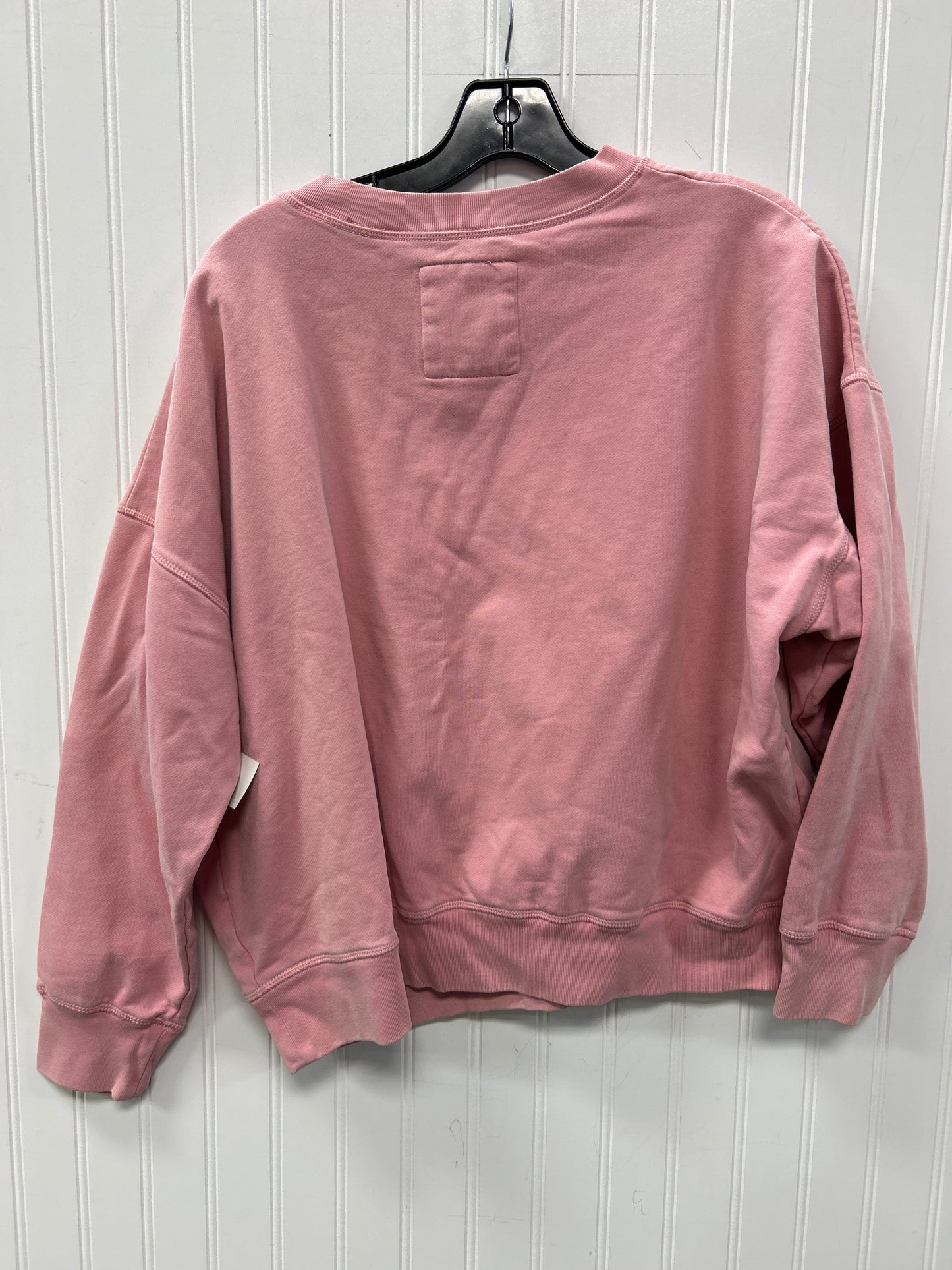 Sweatshirt Crewneck By American Eagle In Pink, Size:M