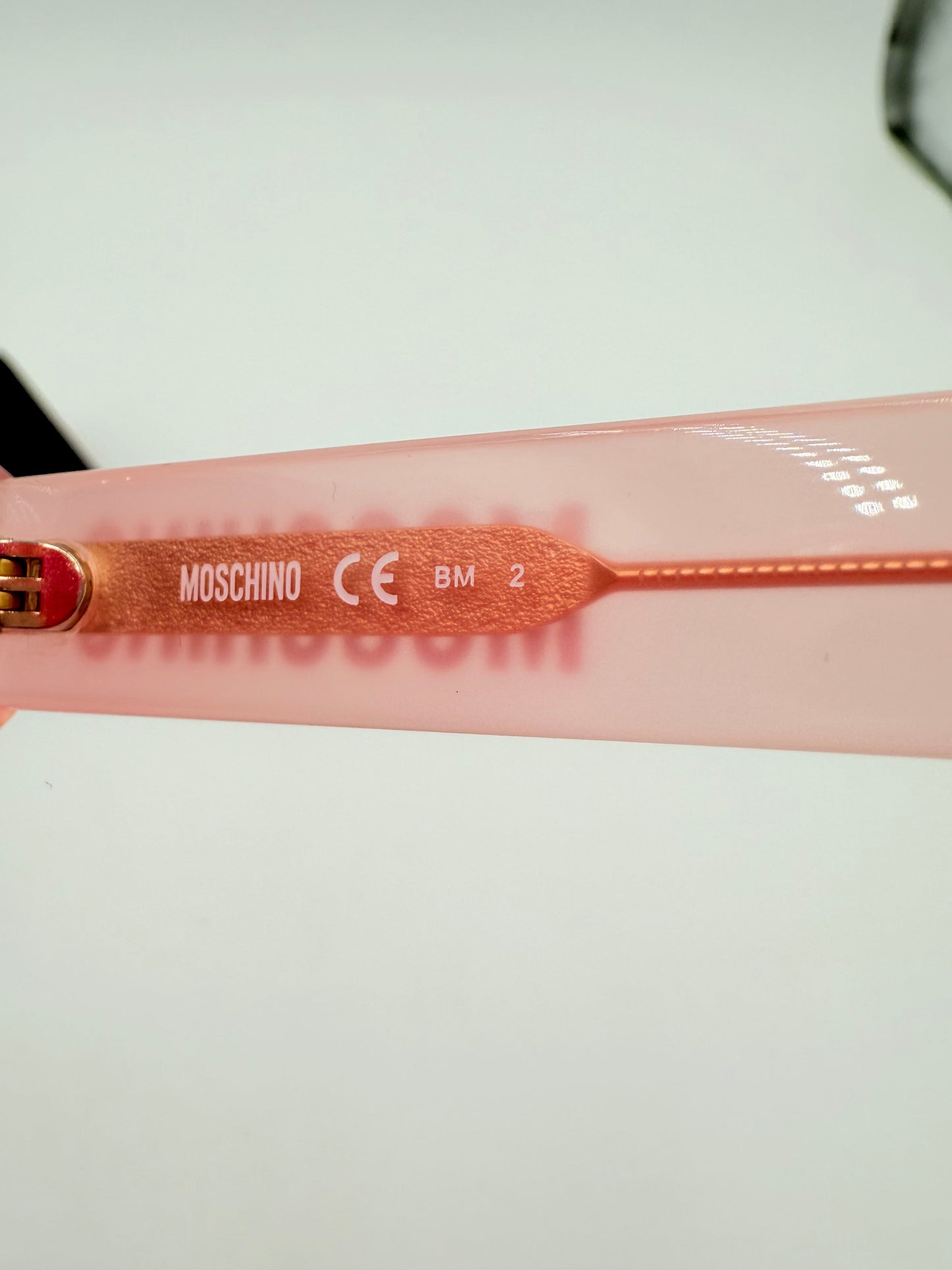 Sunglasses Luxury Designer By Moschino In Pink