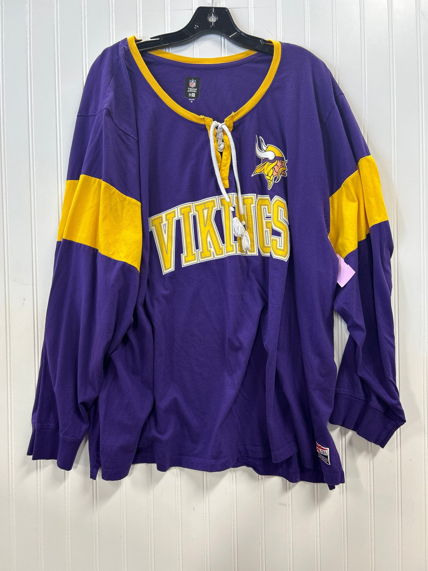 Top Ls By Nfl In Purple, Size:4X