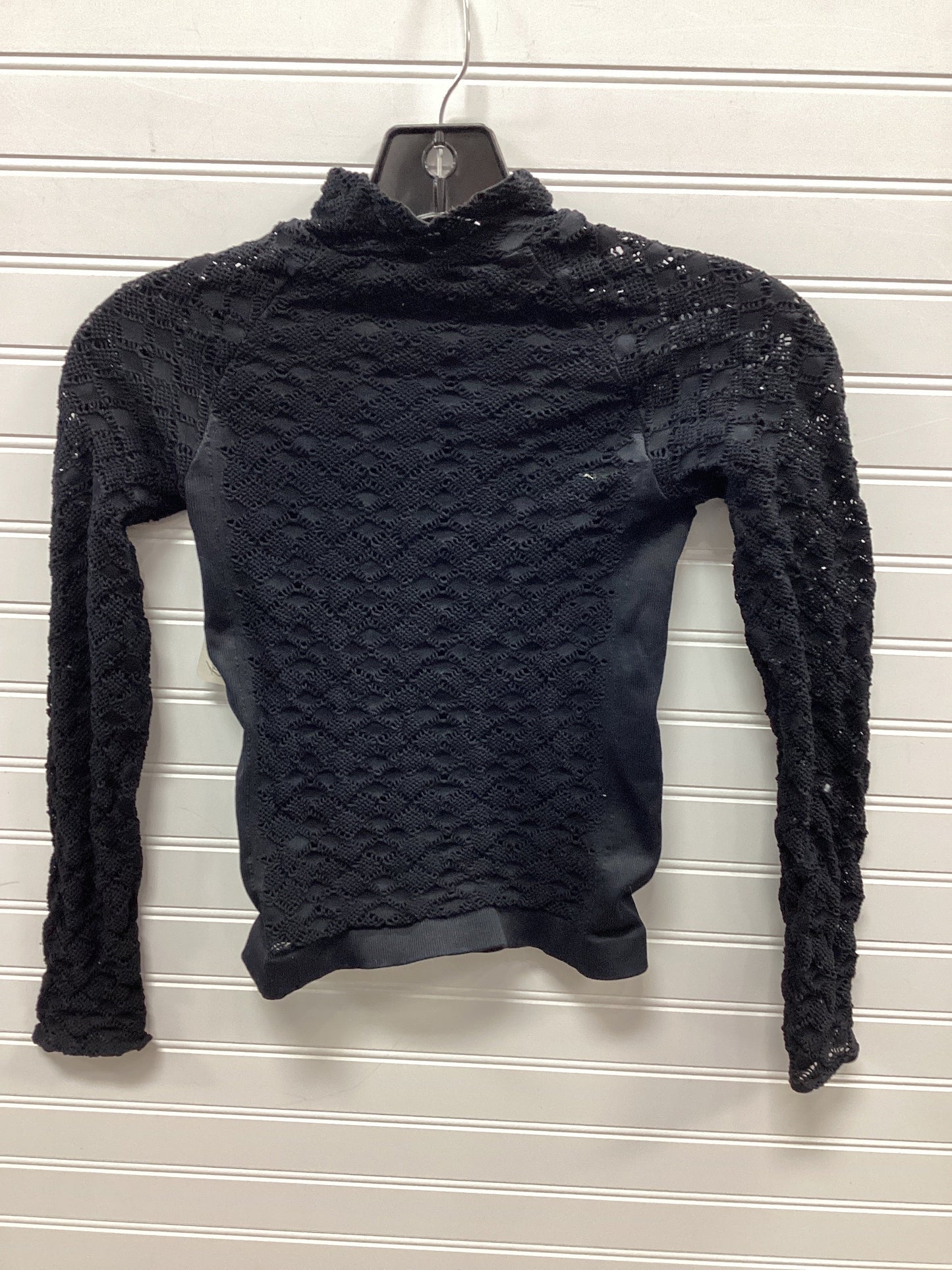 Blouse Ls By Free People In Black, Size:Xs