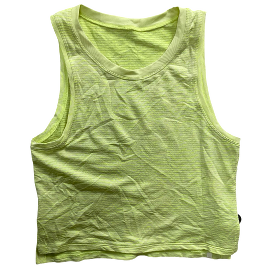 Athletic Tank Top By Lululemon In Yellow, Size:S