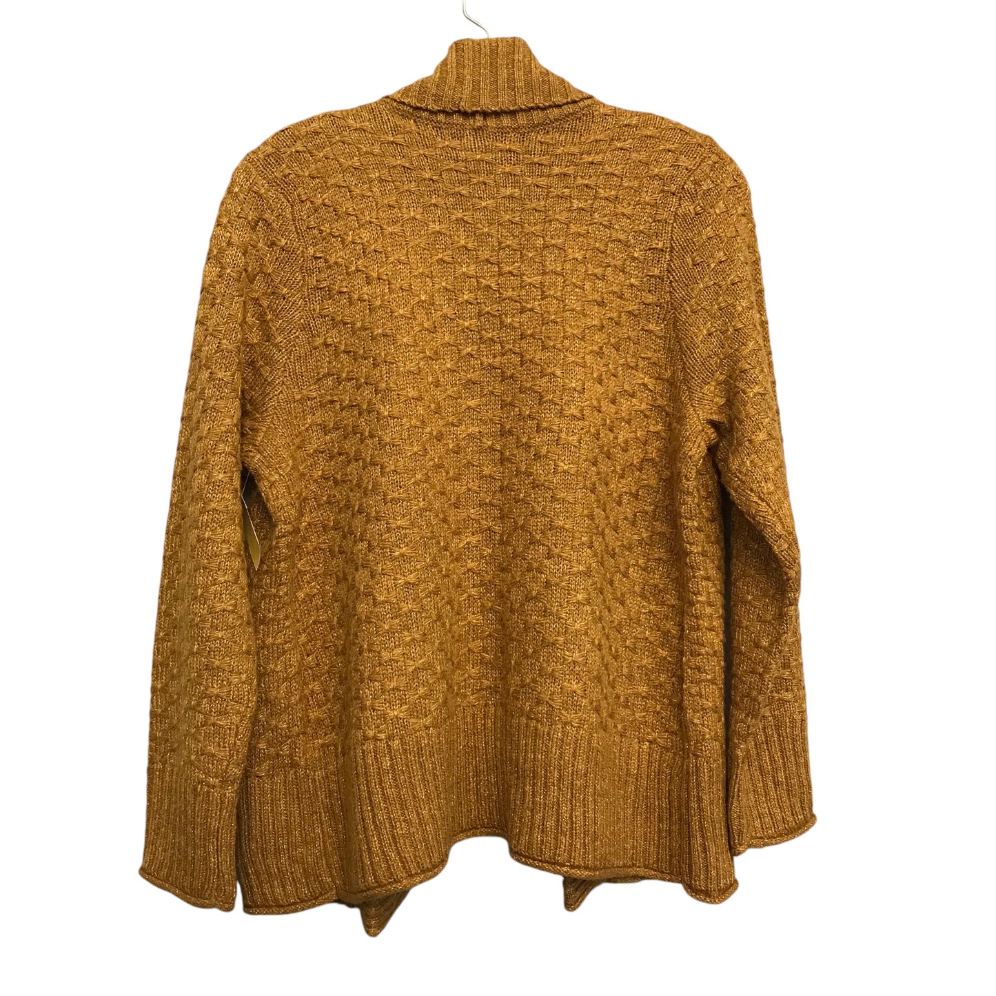 Sweater Cardigan By Christopher And Banks In Gold, Size:Sp