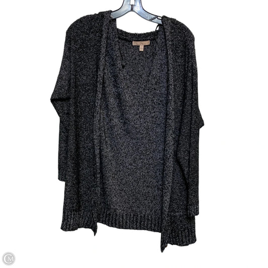 Sweater Cardigan By Love Tree In Black, Size: L