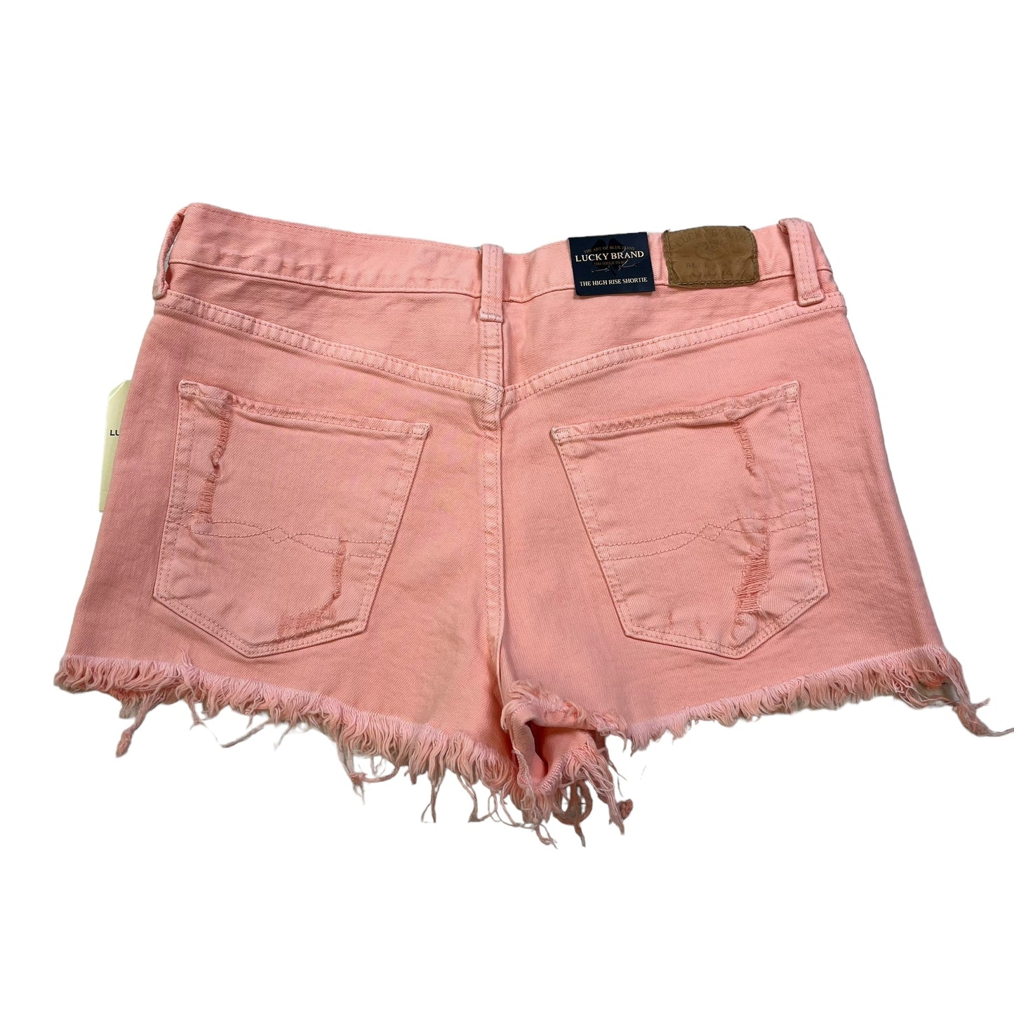 Orange Denim Shorts Lucky Brand, Size 4