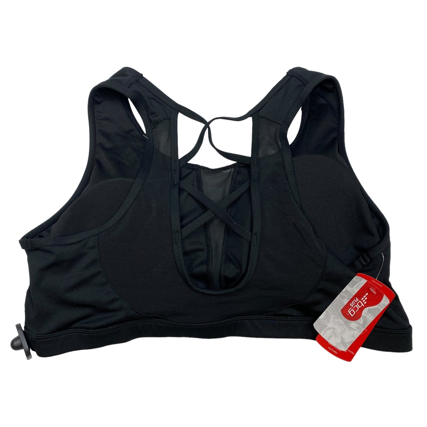 Black Athletic Bra Bcg, Size 3x