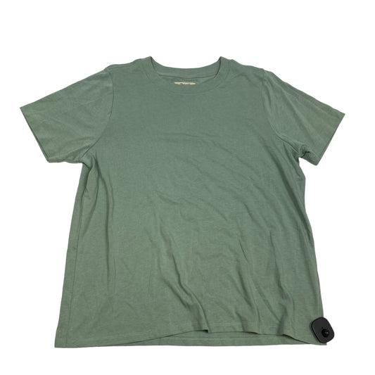 Green Top Short Sleeve Basic Madewell, Size Xl