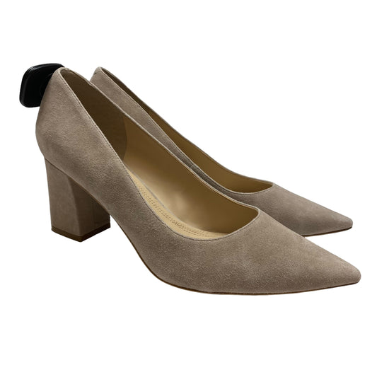 Taupe Shoes Heels Block Marc Fisher, Size 11