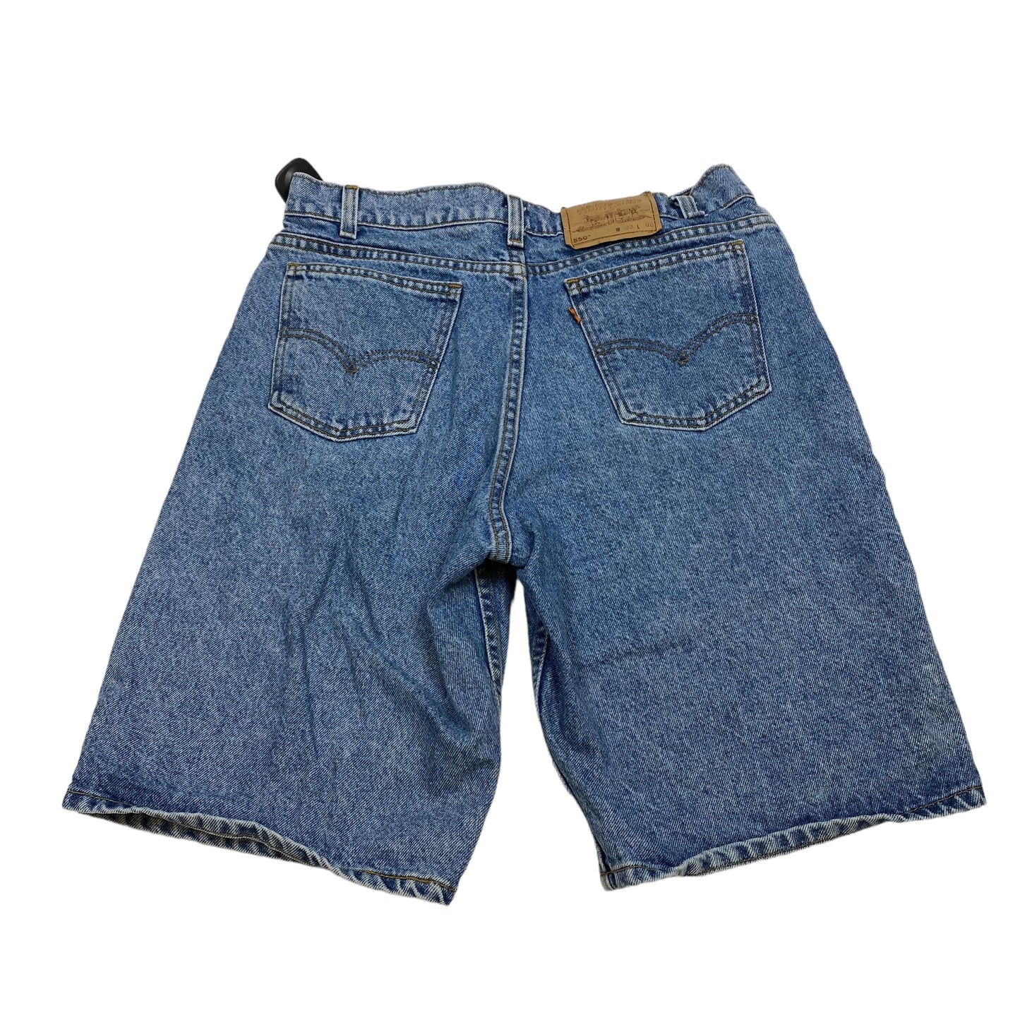 Blue Denim Shorts Levis, Size 16