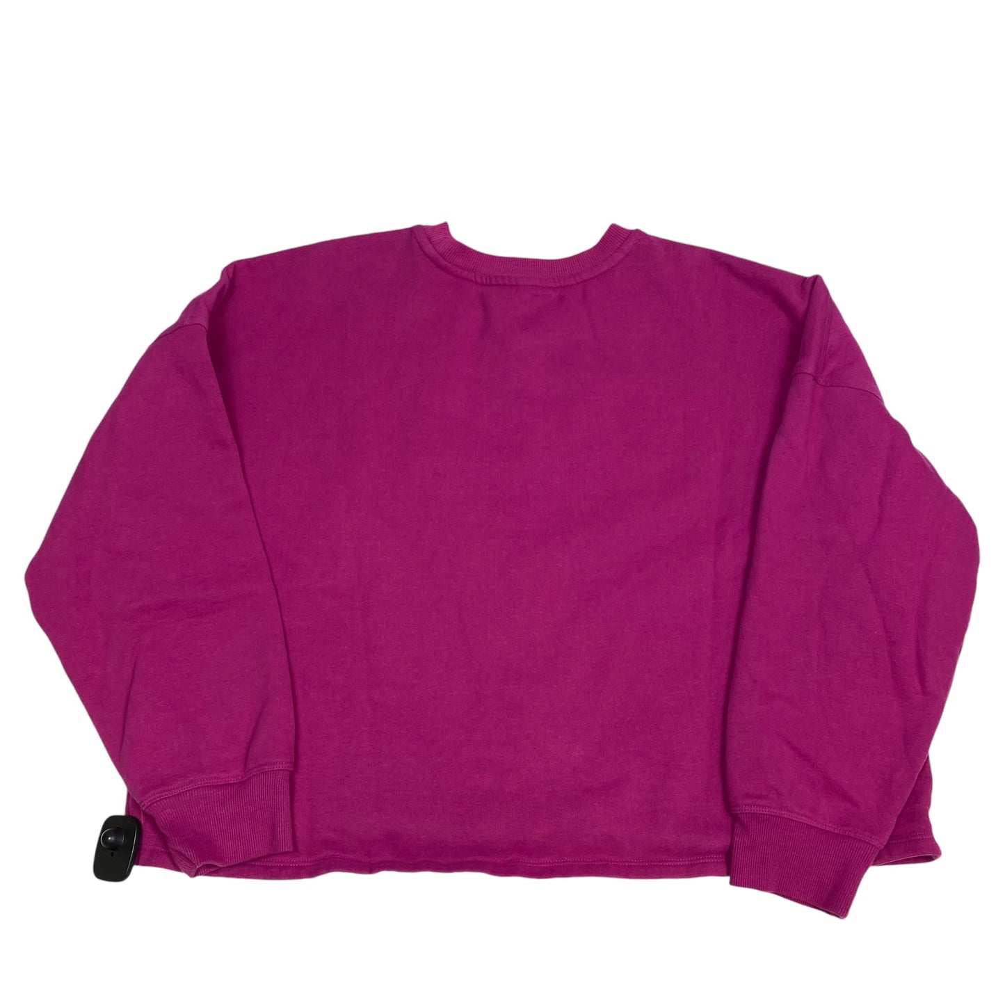 Athletic Sweatshirt Crewneck By Calvin Klein Performance In Pink, Size: L