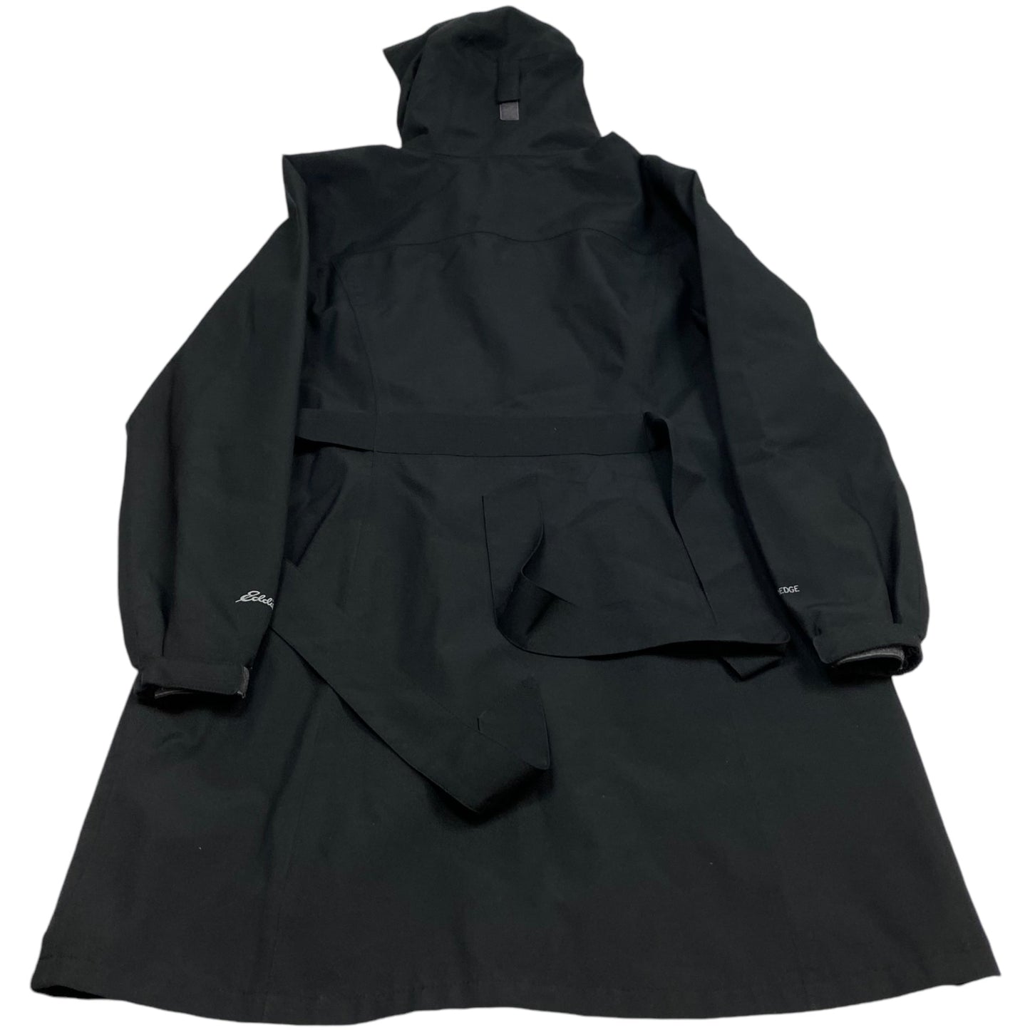 Coat Raincoat By Eddie Bauer In Black, Size: M